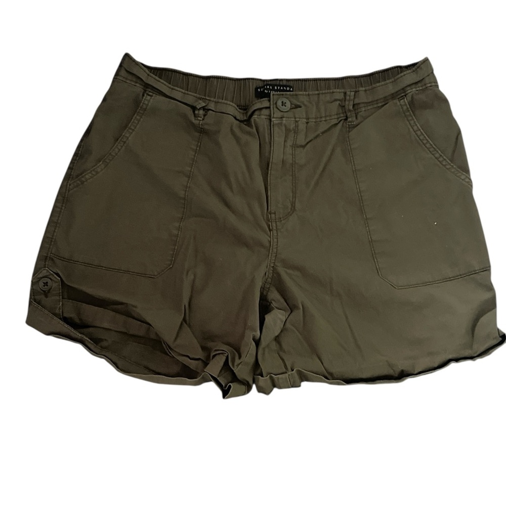 Social Standard by Sanctuary Utility Shorts – Olive Green, Size XL